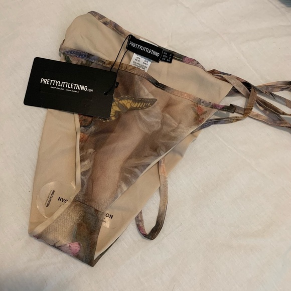 Mesh crop top with matching bikini bottoms - Picture 3 of 3